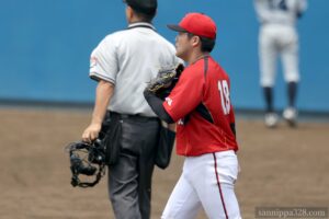 同点打を浴びた吉崎投手