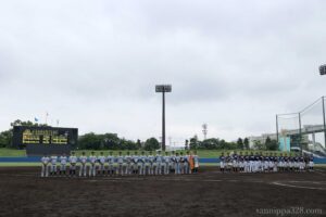 梅雨空の中、今大会は1度も順延がなく大会が終わりました